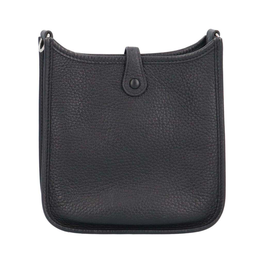 Hermes Evelyne TPM Shoulder Bag, Taurillon Clemence Leather, Black, Women's H... - Picture 3 of 10